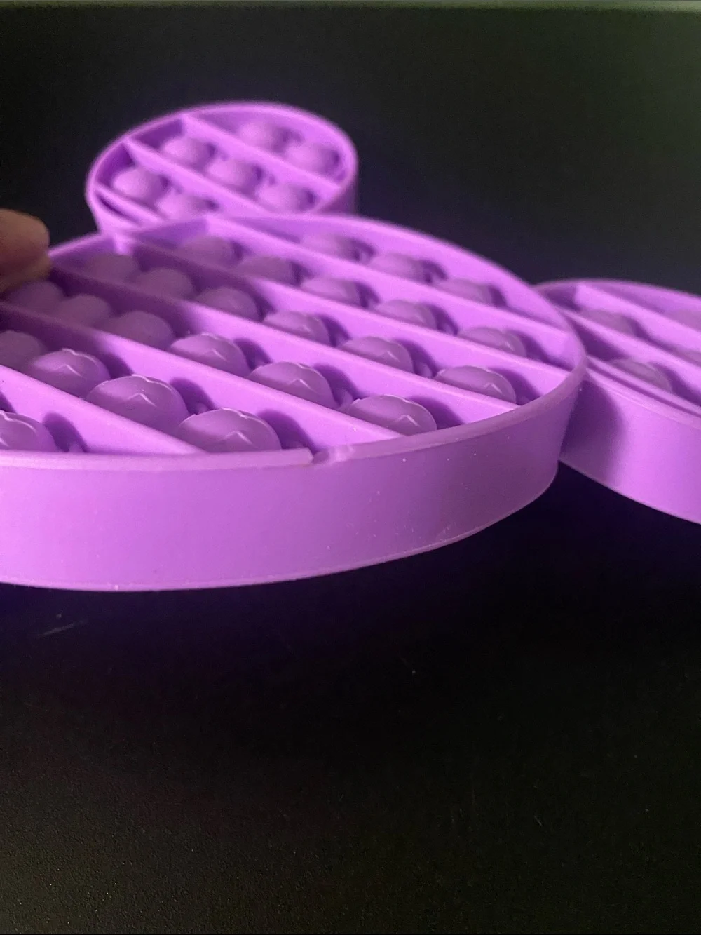 Purple Pop it Mickey Mouse Fidget